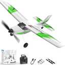 VOLANTEXRC RC Plane Trainer 3CH Remote Control Airplane with Prop Saver, 6-Axis Gyro Stabilizer & 3 Modes to Fly, Hobby Radio Controlled Aircraft RTF for Beginners, Adults, Boys and Kids (400mm,Green)