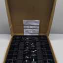 SPACEKEEPER Folding Hand Truck, 500 LB Heavy Duty Luggage Cart, Utility Dolly Platform Cart with 6 Wheels & 2 Elastic Ropes for Luggage, Travel, Moving, Shopping, Office Use, Black