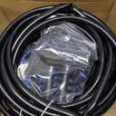 HIRALIY 210FT Quick-Connect Drip Irrigation Kit with Adjustable Fan-Shaped Emitter, Garden Watering System for Plants Vegetable Garden, Saving Water Automatic Irrigation Equipment for Raised Bed