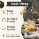Numi Organic Green Tea with Jasmine, 100 Green Tea Bags with Real Jasmine (EXP 03/20/29)