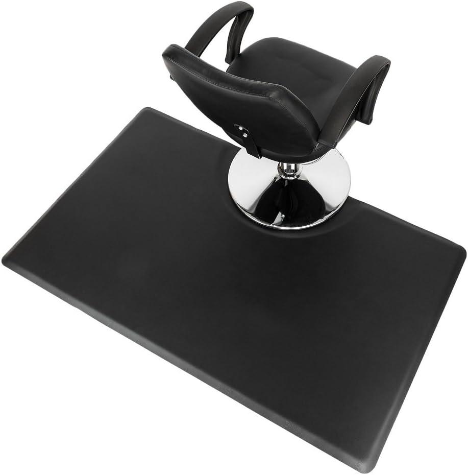 3' x 5' Salon Anti Fatigue Mat for Hair Stylist 7/8'' Thick, Rectangle Comfort Barber Shop Beauty Floor Mats Under Styling Chair