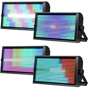 Betopper LF4808 260W Matrix Strobe Effect Light,RGBW Stage Light-4 Packs
768x0.2W RGB LEDs+112x1W White LEDs,Pixel Mapping/Zonal Control For DJ Party Uplighting,DMX512/Auto/Sound/Master-Slave/RDM