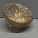 bUCLA 12 Pack Gold Glitter Plastic Serving Bowls - 54 OZ Angled Serving Bowls Disposable for Chip, Candy, Snack, Salad & Fruit - Ideal for Party, Wedding & Thanksgiving