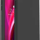 Vooii for iPhone SE Case 2022/3rd/2020,iPhone 8/7 Case, Upgraded Liquid Silicone with [Flat Edges] [Camera Protection] [Soft Anti-Scratch Microfiber Lining] Phone Case for iPhone SE - Black