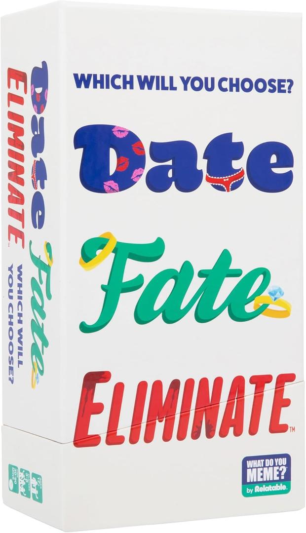 3 x WHAT DO YOU MEME? Date Fate Eliminate  The Card Game That Tests Your Taste