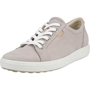 ECCO Womens Soft 7 Sneaker (8-8.5, Grey Rose Nubuck)