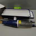 Microfiber Spray Mop for Floors Cleaning: Wet Dry Hardwood Floor Mops with 3 Washable Reusable Pads for Swiffer Powermop - Flat Mop with Sprayer for Tile Wood Laminate Vinyl Marble (Dark Blue)