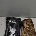 WERD Long Dirty Blonde Wig for Women Ombre Wavy Blonde Wigs Synthetic 26 Inch Middle Part Curly Blonde Wig for Cosplay Party Use