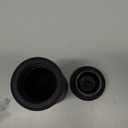 Black Silicone Dish Soap Dispenser Squeeze Bottle - Premium Soap Dispenser for Kitchen & Bathroom