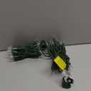 Brizled Red & White Christmas Lights, 33ft 100 LED Christmas Tree Lights, 120V UL Listed Mini String Lights Connectable, Plugin LED Xmas Lights, Indoor Christmas Lights for Outdoor Party Home Decor