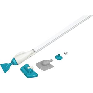 Bestway Flowclear AquaCrawl 88 Inch Pool Vacuum for 15 Feet Above Ground Pools with Removable Debris Bag, Suction Nozzle, Skimmer Head, and Adapters