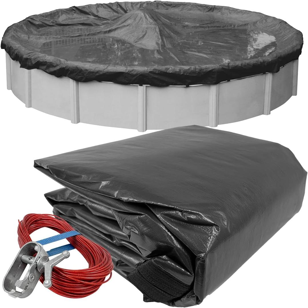 Robelle 21 ft Ultimate Winter Pool Cover for Above Ground Pools, 25'