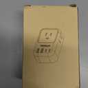 USB C Charger Block 20W, TESSAN PD Fast Charging Adapter with Foldable Plug, 1875W Power Outlet Extender(4 AC and 4 USB) for Cruise, Home, Office, Dorm (Grey)