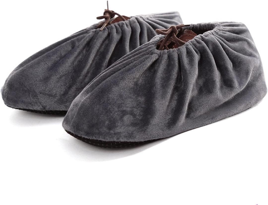Each Pack Of 10 Reusable Non-Slip Shoe Covers, Super Soft And Thickened, Non-Slip And Wear-Resistant. Suitable For Indoor, Computer Room, Laboratory And Other Places.