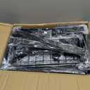 2 Pack Under Sink Organizer, Pull Out Cabinet Organizer with Smooth Cylindrical Rail, Metal Slide Out Drawer for Kitchen Bathroom Laundry Cabinet,8-Level Tool Free Height Adjustable-Black (2 Pack-15"Dx9.5"-16.7"H)