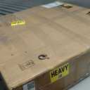 YATINEY Round Bar Table Set of 4, Counter Height Pub Table, Bar Height Cocktail Table, Versatile Use, for Dining Room, Kitchen, Bar, Pub, Cafe, Rustic Brown and Black 