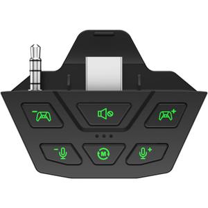 Stereo Headset Adapter, Audio Mic Headphone Adapter for Xbox One, Xbox Series X|S and Elite Controller, Adjust Audio Balance (Game Sound & Voice Chat), Not Bluetooth Compatible