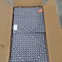 VEVOR Interlocking Tile 55PCS, Drainage Tiles 12" x 12" Splicing, Soft PVC Interlocking Drainage Floor Tiles, Non-Slip Drainage Holes for Restroom, Bathroom, Kitchen, Pool, Wet Areas, Grey