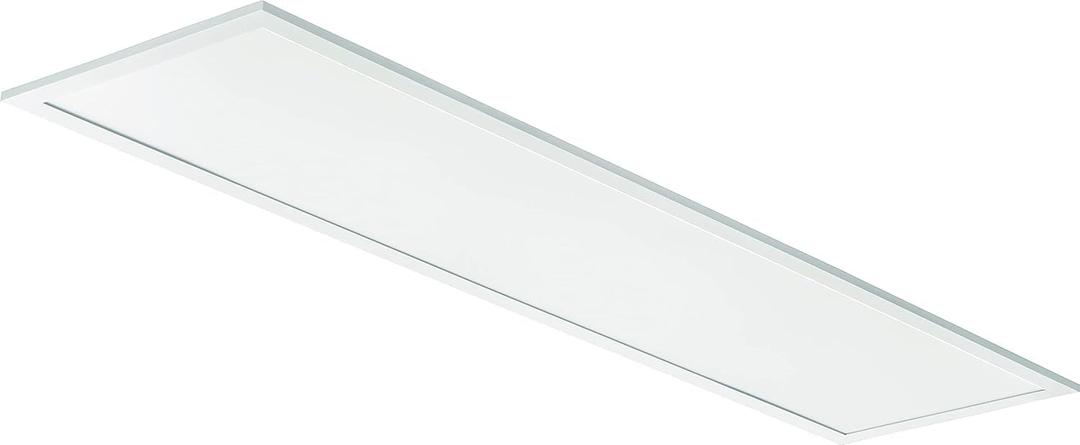 Lithonia Lighting CPX 1x4 LED Flat Panel Light, 1 Ft. x 4 Ft. LED Light Panel, Ceiling Lighting Fixture, 2500/3200/4000 Adjustable Lumens, 3500K/4000K/5000K Switchable CCT, Smooth Satin Lens, White