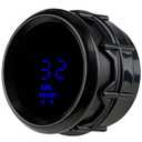 WATERWICH 2" 52mm Oil Temp Temperature Gauge Meter Kit Fahrenheit & Celsius Blue for Car Truck Marine Vehicle Automotive