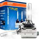 D3S HID Bulbs Fits for Audi A4 S4 A3 A5 S5 A6 A7 A8 Q5 Q7 Allroad Quattro HID Headlights Bulbs 6000K Cool Bright White D3SC1 Xenon HID Replace OE Yellow Dim 4300K 35W Projector Bi-Xenon Light, 2 Pack