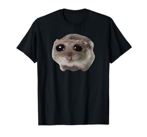 Sad Hamster Meme T-Shirt, L