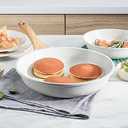 SENSARTE Nonstick Ceramic Frying Pan Skillet, 12.5 Inch Omelet Pan, Healthy Non Toxic Chef Pan, Induction Compatible Egg Pan with Heat Resistant Handle, PFAS-Free, White