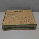 Bathroom Faucets for Sink 3 Hole, Hurran 4 inch Matte Black with Pop-up Drain and 2 Supply Hoses, Stainless Steel Lead-Free 2-Handle Centerset Faucet for Sink Vanity