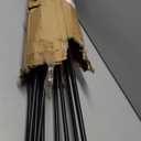 40 Inch Hairpin Legs for Furniture Set of 4, Heavy Duty 3 Rod Metal Table Legs with 3/8" Black Solid Iron, DIY Hair Pin Leg for Counter Bar Stool, Console and Entryway Table, Plant Stand