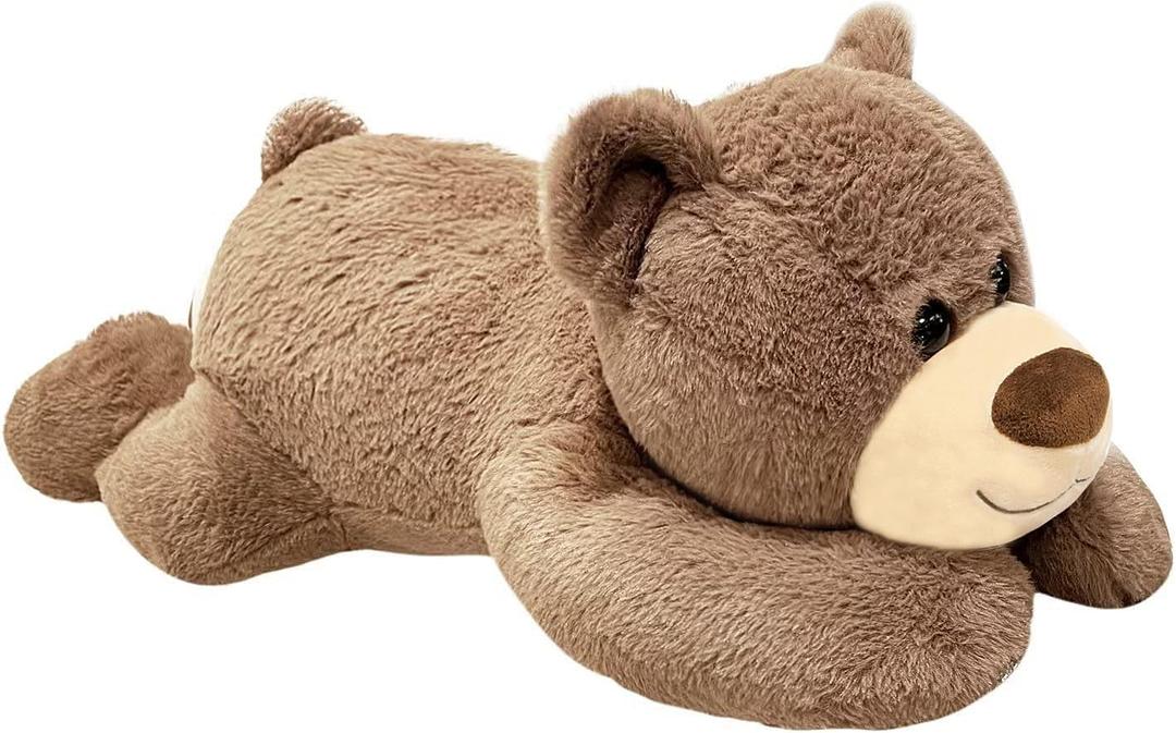 3.5 LB Weighted Stuffed Animals Bear, 24 Inch Weighted Plush Animals Throw Pillow, Cute Kawaii Plush Toys Gifts for Kids Adults Teens Birthday Christmas