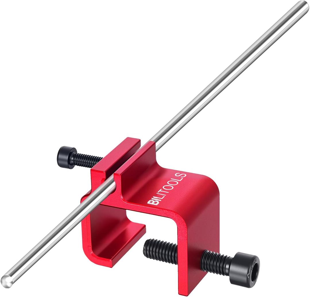 BILITOOLS Motorcycle Chain Alignment Tool, Aluminum Chain Adjuster Alignment Tool Compatible with Motorcycle ATV Dirt Bike Scooter, Rear Sprocket Chain Alignment Maintenance Tool