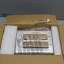 WHALL Touch Screen Toaster 2 Slice, Stainless Steel Digital Timer Toasters with Sound Function, Smart Extra Wide Slots Toaster with Bagel, Cancel, Defrost (silver)