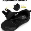 FitVille Diabetic Shoes for Men Extra Wide Width XX-Wide Orthopedic Slip-on Shoes Adjustable Closure Walking Sneakers with Arch Support Cushioning Therapeutic for Swollen Feet, 14 XX-Wide