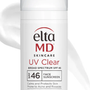 EltaMD UV Clear Face Sunscreen SPF 46, Oil-Free Sunscreen with Zinc Oxide, Dermatologist Recommended