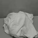 MIYE Pleated Waffle Weave Bed Skirt, Tailored Dust Ruffle 14 Inch Drop Easy Fit, Machine Washable,No Split Corners (White, Queen - 14" Drop), 60 x 80