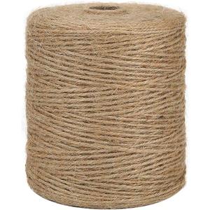 Tenn Well Natural Jute Twine, 984 Feet 2mm Garden Twine, Brown Jute String for Arts and Crafts, Gardening, Gift Wrapping, Bundling, Recycling