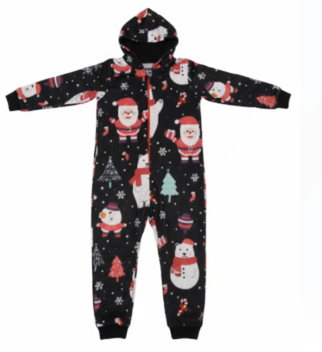 Pajamas One-piece Sleepwear Sleepcoat Jumpsuits Zip Up Hoodie Rompers for Cosplay Costume Play Homewear, Kids 2-3