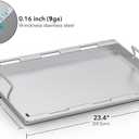 Stanbroil Stainless Steel Griddle Insert for Weber Spirit 300/400 Grills | Full-Size Cooking Surface, Fits Spirit 300 (2007-2024) Stainless Steel, 23.4" x 17.3" x 1.6"