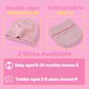 YMYDYFC Baby Beanie 3Pack Toddler Beanie Infant Knit Hat Baby Winter Hats for Boy Girl Winter Clothes Warm Knit Cap 0-6Years (M)