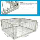Pigeon Trap Cage with Escape-Proof Design  Auto Bird Trap Cage for Pigeons and Small Birds | Multi-Catch Pigeons Birds Traps for Sale with Well Anti-Rust Baking Paint- L Size (23.8"L x 23.8W x 10.25"H)