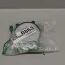 Analog Alarm Clock, 4 inch Super Silent Non Ticking Small Clock with Night Light, Battery Operated, Simple Design, Old Fashioned Style Black Decor, for Bedroom, Bedside, Desk, Adult, Kid, Gift, Black