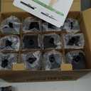 EXCMARK 12 Pack Solar Lights Outdoor Waterproof for Garden Pathway Walkway Driveway Yard Lawn Decorative Landscape Lighting. (Warm White Light, 12)