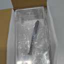 Pre-Assembled Jumping Spider Enclosure, Acrylic Terrarium with Magnetic Door & All-Side Ventilation, Habitat for Spiderling, Mantis, Tarantula, Snail, 3.5"3.5"7" (Tweezer & Temp Sticker Included) (Vertical)