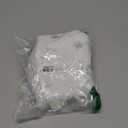 Faux Fur Christmas Tree Skirt 24 Inches Mini White Plush Tree Skirts with Silver Sequin Snowflakes Porch Xmas Tree Ornaments Decorations