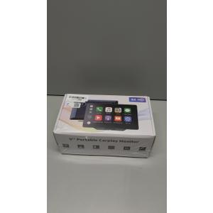 9" Portable Carplay Screen for Car Wireless CarPlay & Android Auto Carscreen wiht 5K Dash Cam & 1080p Backup Camera/Bluetooth/GPS/Voice Control/Mirror Link