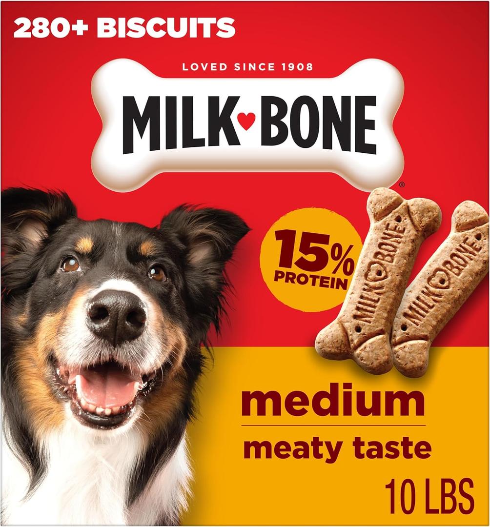Milk-Bone Original Dog Treats Biscuits for Medium Dogs, 10 Pound (EXP 07/30/27)