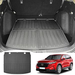 Rear Cargo Mat for 2023 2024 2025 Honda CRV Hybrid Cargo Liner All Weather TPE Anti-Slip Trunk Mat for 2023-2025 Honda CR-V Accessories (Fit 23-25 Hybrid Upper Deck)