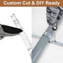 Galvanized Metal Pipe Strap 3/4-Inch x 100-Feet 24-Gauge for Pipe Support Hanging and Flexible Trimming with Holes