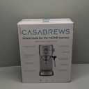 CASABREWS CM5418 Espresso Machine 20 Bar, Compact Espresso Maker with Steam Milk Frother, Stainless Steel Coffee Machine with 34oz Removable Water Tank for Cappuccino, Gift for Women or Men, Silver