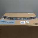 Dual-Monitor-Stand-Riser-For-Desk Adjustable Length 32-40 InchLarge Desktop Computer Monitor Riser For 2 ScreensDesk Shelf Organizer Riser Stand For Computer/Laptop/PC/Printer/TV Black